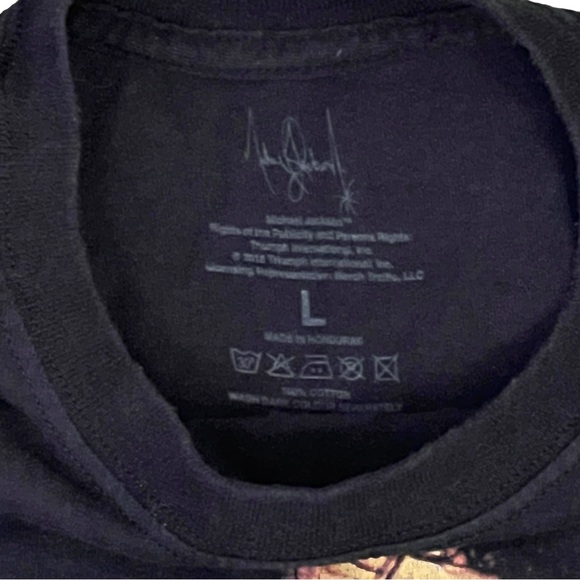 Rare Michael Jackson’s Thriller tee raw edge size Large - Picture 3 of 3
